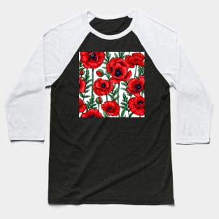 poppy Baseball T-Shirt